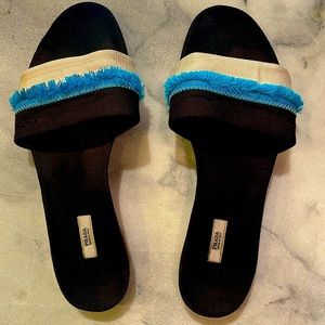 PRADA slide sandals. Size 40.5/Fits like US 10. Excellent condition.